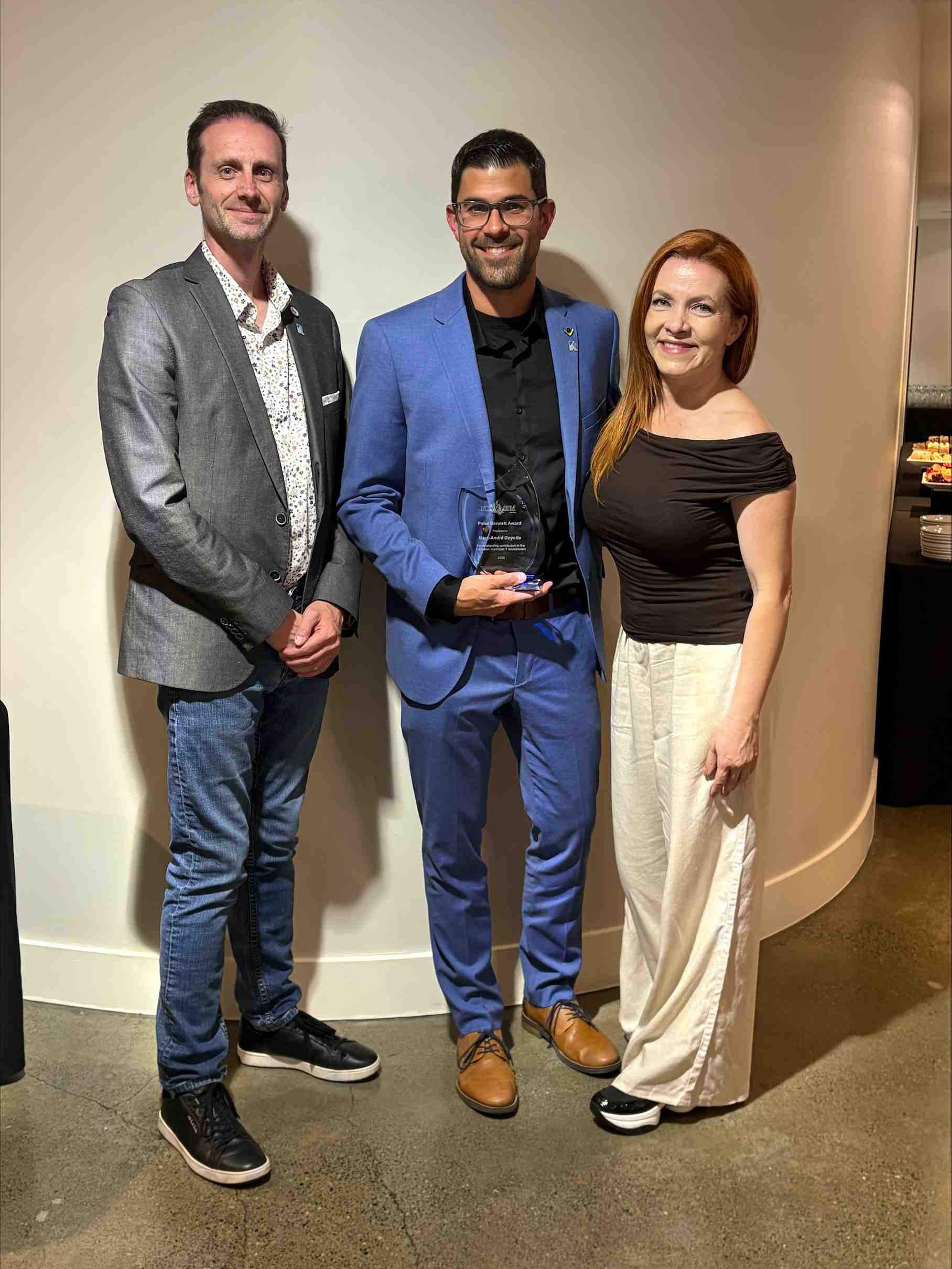 Marc‑André Goyette reçoit le prix Peter Bennett | Réseau RMTI